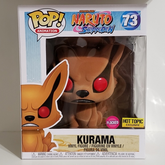 Funko Other - Funko Pop 73 Kurama (Flocked) Hot Topic Exclusive Funko Other - Funko Pop 73 Kurama (Flocked) Hot Topic Exclusive